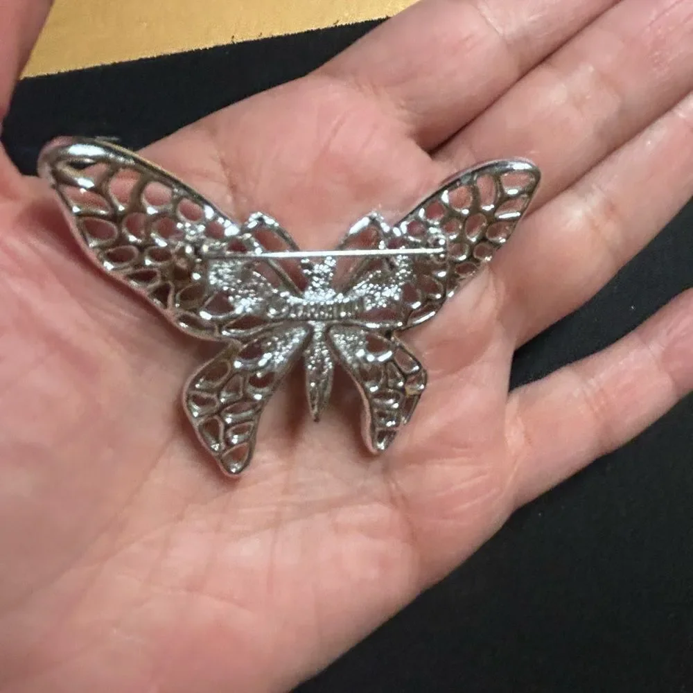 Vintage 1971 Sarah Coventry Madame Butterfly Brooch